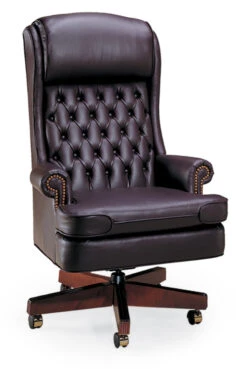 Bedford Traditional Tufted Back Swivel