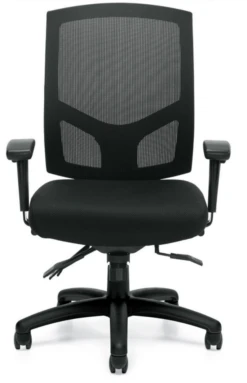 Mesh Back Multi-Function Chair W/ Height And Width Adjustable Arms