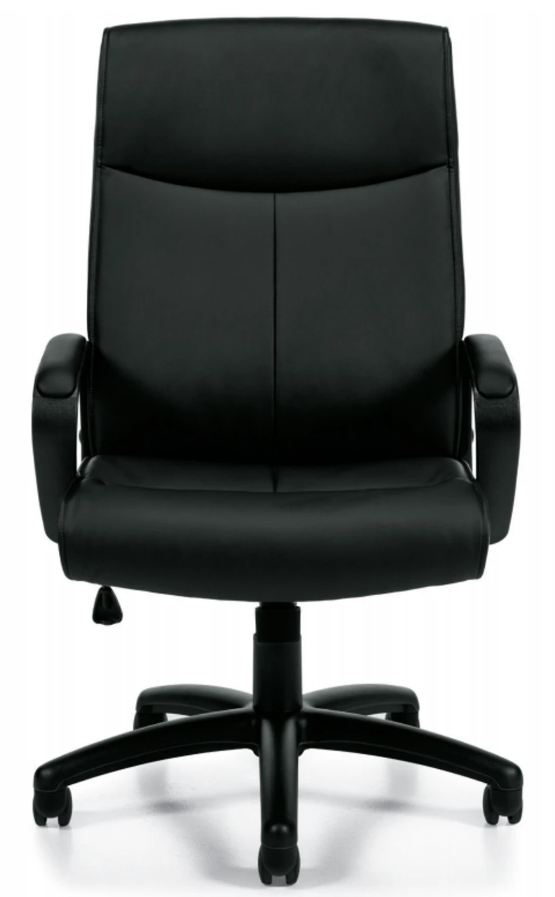 Luxhide Managers Chair W/ Mock Leather Trim 3 Luxhide Managers Chair W/ Mock Leather Trim