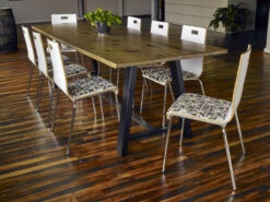Urban Loft Natural Wood Top Conference Work Table 9 Urban Loft Natural Wood Top Conference Work Table -Desk Elegant Shop 1326 Midtown angle 23862.1577131067