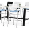 Fuse Rectangular Table With Laminate Top And Bar Height Base -Desk Elegant Shop 1326 T3672 41 D354 48062.1544716963