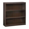 Aberdeen Laminate Bookcases, 3 And 5 Shelf -Desk Elegant Shop 16100 AB3S36LDC FrontAngle 92947.1635971887