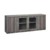 Aberdeen Low Wall Cabinet -Desk Elegant Shop 16205 ALCLGS FrontAngle 84098.1635953942
