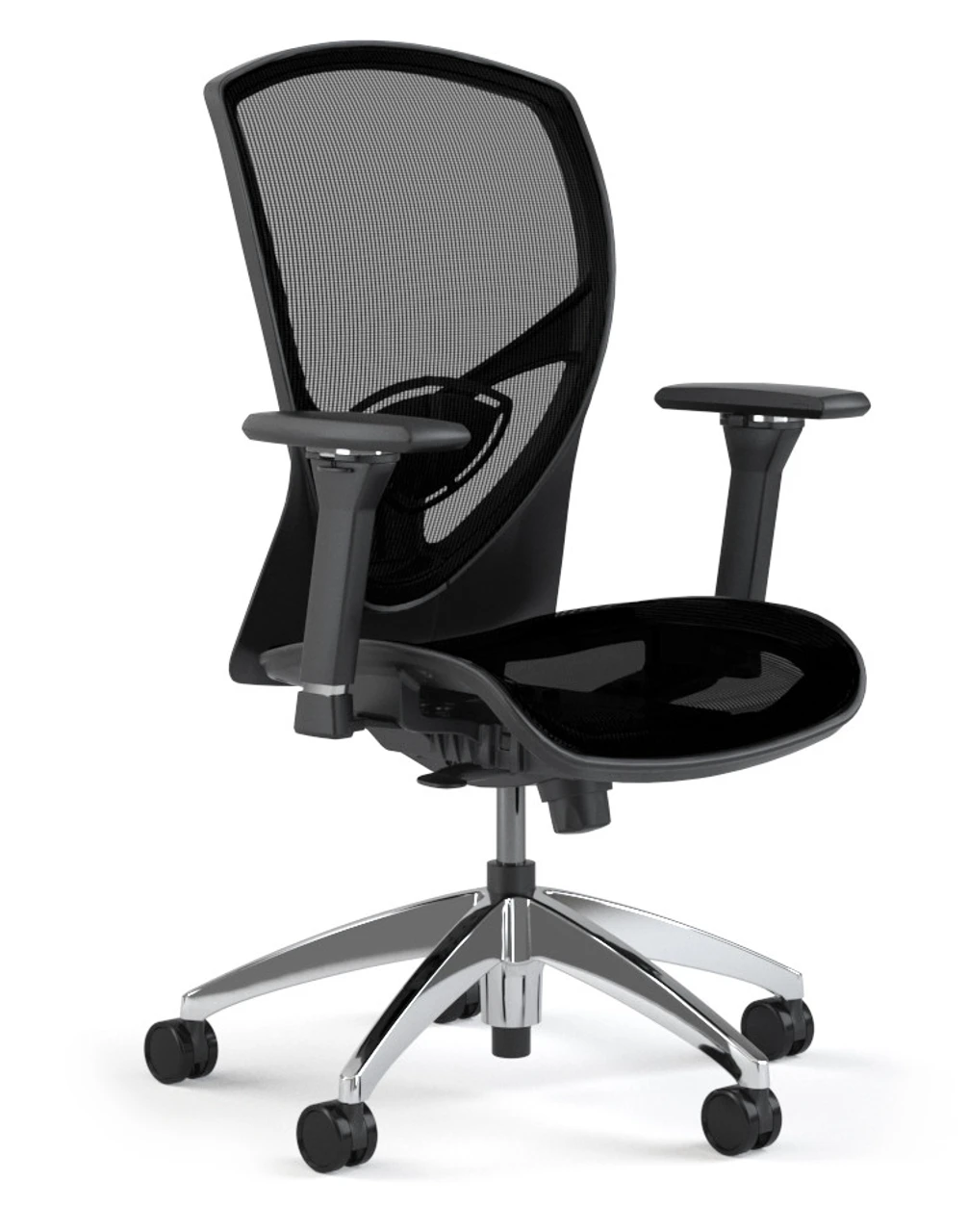 Graphite Mesh Full Synchro Tasker Polished Aluminum Base 3 Graphite Mesh Full Synchro Tasker Polished Aluminum Base