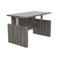 Aberdeen® 72" Height-Adjustable Conference Front Desk With Base 8 Aberdeen® 72" Height-Adjustable Conference Front Desk With Base -Desk Elegant Shop 24187 ARDH7236LGS FrontAngle 47174.1635968829