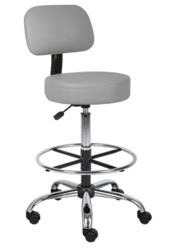 Medical Stool / Anti-Microbial Upholstery W/ Footring