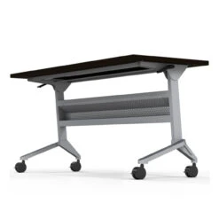 Flip-N-Go™ Training Tables 24"D -Desk Elegant Shop 48x24silverbase 91217.1457623444