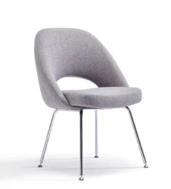 Riley Armless Guest -Desk Elegant Shop 4leg Gray 1 39156.1684864234