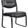Armless Tubular Metal Frame Sled Base Guest Chair -Desk Elegant Shop 529 82978.1666901123