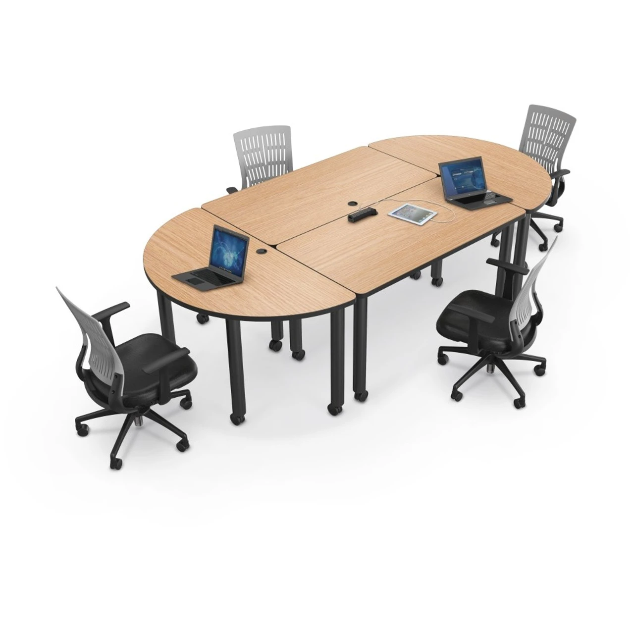 Modular Conference Table With Round Ends 7 Modular Conference Table With Round Ends - Image 5