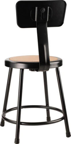 6200 Series 18" Heavy Duty Steel Stool, Carton Of 2 -Desk Elegant Shop 6218B 10 4 02642.1659634865