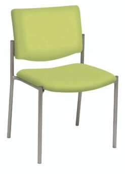 Evolve Upholstered Guest Stacking Chair -Desk Elegant Shop 631 1310FB SL Apple Green 76032.1510779559