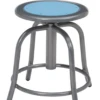 6800 Series 18-24" Height Adjustable Swivel Stool With Steel Seat -Desk Elegant Shop 6800 08061.1668102400