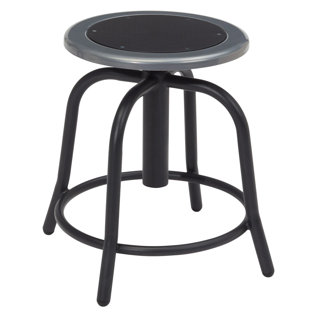 6800 Series 18-24" Height Adjustable Swivel Stool With Steel Seat 8 6800 Series 18-24" Height Adjustable Swivel Stool With Steel Seat - Image 6