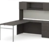 Mod 72"W X 84"D L-Desk With Silver U-Leg -Desk Elegant Shop 7284Ldesk 62355.1669830342