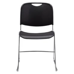 8500 Series Ultra Compact Plastic Stack Chair, Carton Of 4 -Desk Elegant Shop 8502 0473black 45967.1659538535