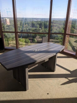 Aberdeen Laminate 6' Boat Shaped Conference Table -Desk Elegant Shop AberdeenInstallPICfromTyler 36796.1658438721