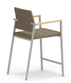 Avon Fully Upholstered Guest Hip Chair -Desk Elegant Shop Avon AV1491G6 v5 COSE NAT SLV HipChair HI 91077.1496850845