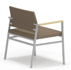 Avon Fully Upholstered Bariatric Guest/Reception Chair -Desk Elegant Shop Avon AV1831G6 v5 COSE NAT SLV Bariatric HI 37567.1496856592