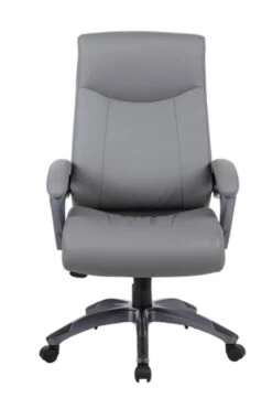 Executive Leather Swivel Chair -Desk Elegant Shop B8661 GY FV 32749.1500988430