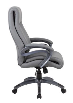 Executive Leather Swivel Chair -Desk Elegant Shop B8661 GY RV 29873.1500988443