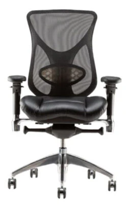 Midcelli Mesh Back Task By BodyBilt ™ -Desk Elegant Shop BDBmidcelliLeather 35078.1604438996