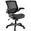 Hunter Mesh Back Leatherette Seat Task Chair -Desk Elegant Shop EEI 595 BLK 1 35819.1532099066