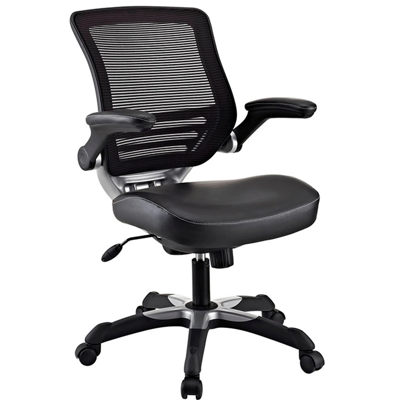 Hunter Mesh Back Leatherette Seat Task Chair 3 Hunter Mesh Back Leatherette Seat Task Chair