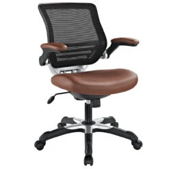 Hunter Mesh Back Leatherette Seat Task Chair 17 Hunter Mesh Back Leatherette Seat Task Chair -Desk Elegant Shop EEI 595 TAN 1 64227.1517343652