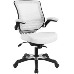 Hunter Mesh Back Leatherette Seat Task Chair 16 Hunter Mesh Back Leatherette Seat Task Chair -Desk Elegant Shop EEI 595 WHI 1 07795.1517343652