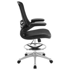 Flip Arm Ergonomic Stool -Desk Elegant Shop EEI 1422 BLK 2 03320.1446560658