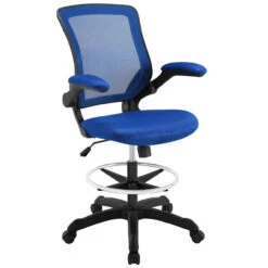 Turn Series Flip Arm Ergonomic Stool -Desk Elegant Shop EEI 1423 BLU 93205.1446571111