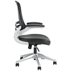 Flip Arm Ergonomic Task Chair -Desk Elegant Shop EEI 210 BLK 2 03666.1446565249