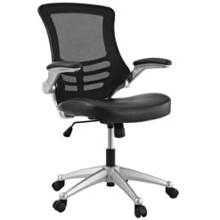 Flip Arm Ergonomic Task Chair -Desk Elegant Shop EEI 210 BLK 64495.1446564433