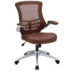 Flip Arm Ergonomic Task Chair -Desk Elegant Shop EEI 210 TAN 87028.1446564522
