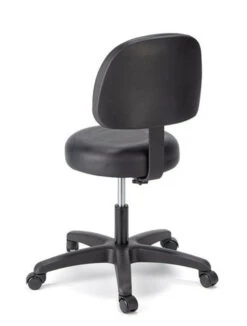 Cramer Fusion Round Med Tech Lab Stool W/ Back -Desk Elegant Shop FusionRRoundStool Back Desk2s.max 600x600 39305.1620914417