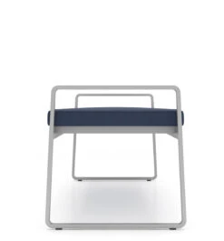 Gansett 3 Seat Bench -Desk Elegant Shop Gansett GN1016B5 v3 COEV SLV Bench3Seater HI 29012.1527685369