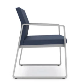 Gansett Bariatric Guest Chair -Desk Elegant Shop Gansett GN1801G5 v3 COEV SLV BariatricChair HI 20832.1527615136