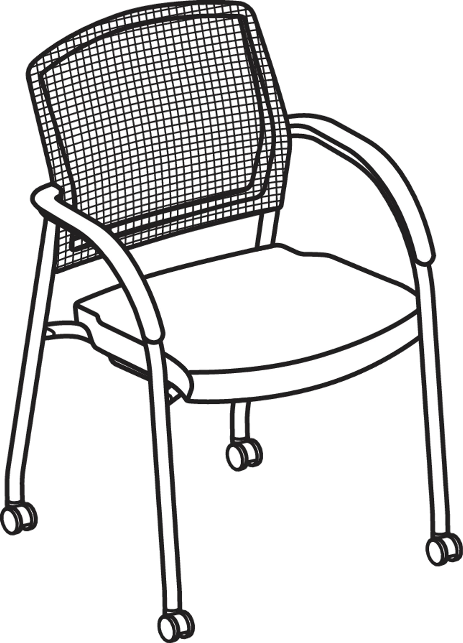 Lota Mesh Back Multi-Purpose Stacking Chair 8 Lota Mesh Back Multi-Purpose Stacking Chair - Image 6