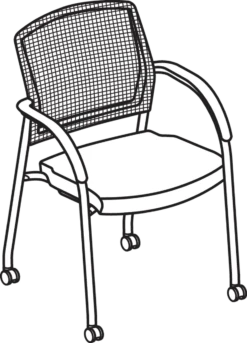 Lota Mesh Back Multi-Purpose Stacking Chair / Open Box 14 Lota Mesh Back Multi-Purpose Stacking Chair / Open Box -Desk Elegant Shop H2285 Casters 9 14 77265.1692801823