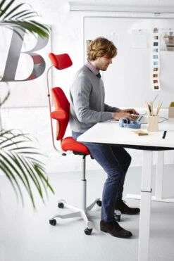 HAG Capisco 8107 Black Highlands Leather / Open Box -Desk Elegant Shop HG Capisco People Interior 2013n 19259.1694027348