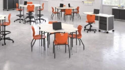 SmartLink® Height Adjustable Triangle Desk, Carton Of 2 -Desk Elegant Shop HON Smartlink 500 037 73832.1662585742