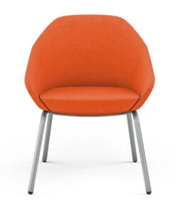 Jax 4 Legged Side Chair -Desk Elegant Shop Jax Side 9204 GT Orange Media Front Facing 58277.1665067773