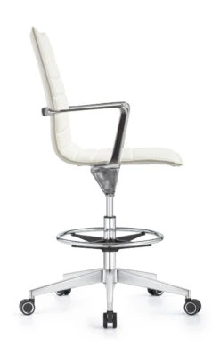 Joe Mid Back Stool -Desk Elegant Shop Joe Stool Side Cloud White 67520.1542832953
