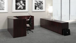 SL-O Reception Desk -Desk Elegant Shop Laminate Reception AML 84582.1436968304