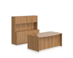 OTG SL-J Executive Bow Front Desk Suite -Desk Elegant Shop Layout SLJ AWL 48555.1505263386