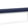 Lenox Steel Frame 3 Seat Bench -Desk Elegant Shop LenoxSteel LS1016B7 v1 COEV SLV 3SeatBench HI 12360.1579619658