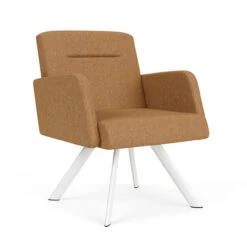 Willow Swivel Guest Chair -Desk Elegant Shop LinetteToffeeWhtlegs 03550.1657049219