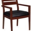 Luxhide Wood Guest Chair 1 Luxhide Wood Guest Chair -Desk Elegant Shop Luxhide Wood Guest Chair 24209.1435687605