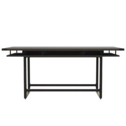 Mirella Rectangular 8' Standing Height Laminate Conference Table -Desk Elegant Shop MRCH8STO Front 80059.1555422561